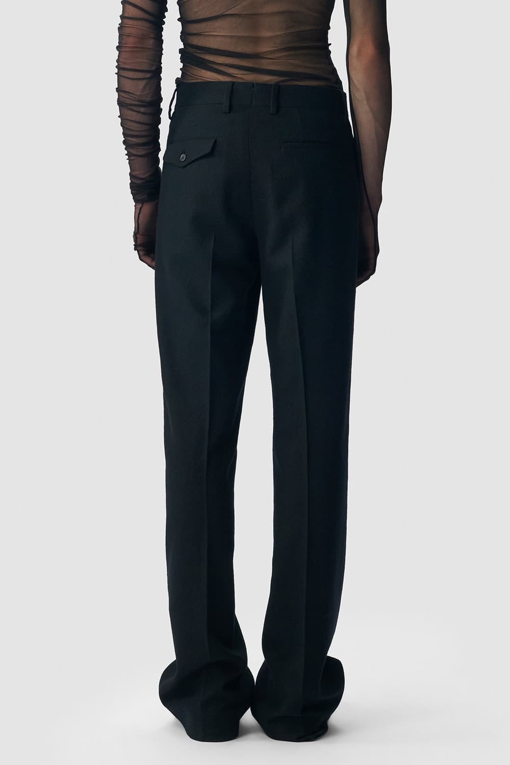 (정품/새상품) 앤드뮐미스터 남성 블랙 가스파 플레어 레그 컴포트 팬츠 상품이미지5