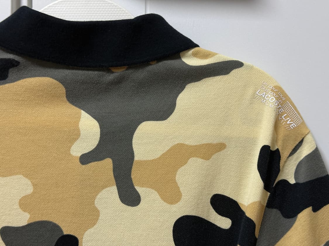 라코스테 카무플라주 프린트 피케 폴로 상품이미지3