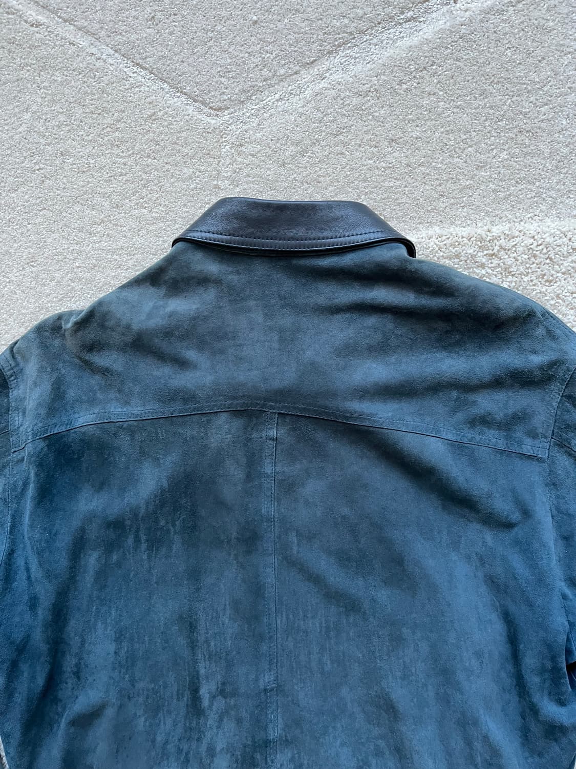 버버리 스웨이드 레더 카라 자켓 (105) 상품이미지10