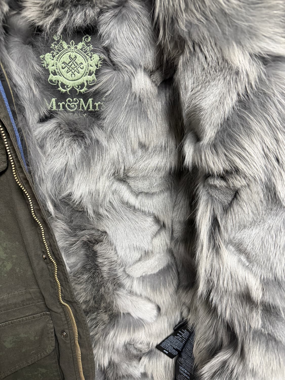 미스터앤미세스퍼 풀 폭스퍼 한정판 야상 M 상품이미지3