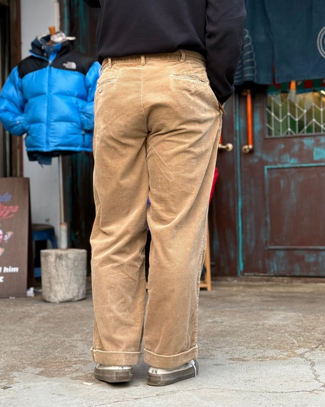 90‘s 폴로 랄프로렌 패치워크 코듀로이 팬츠 36 [브라운] 상품이미지8