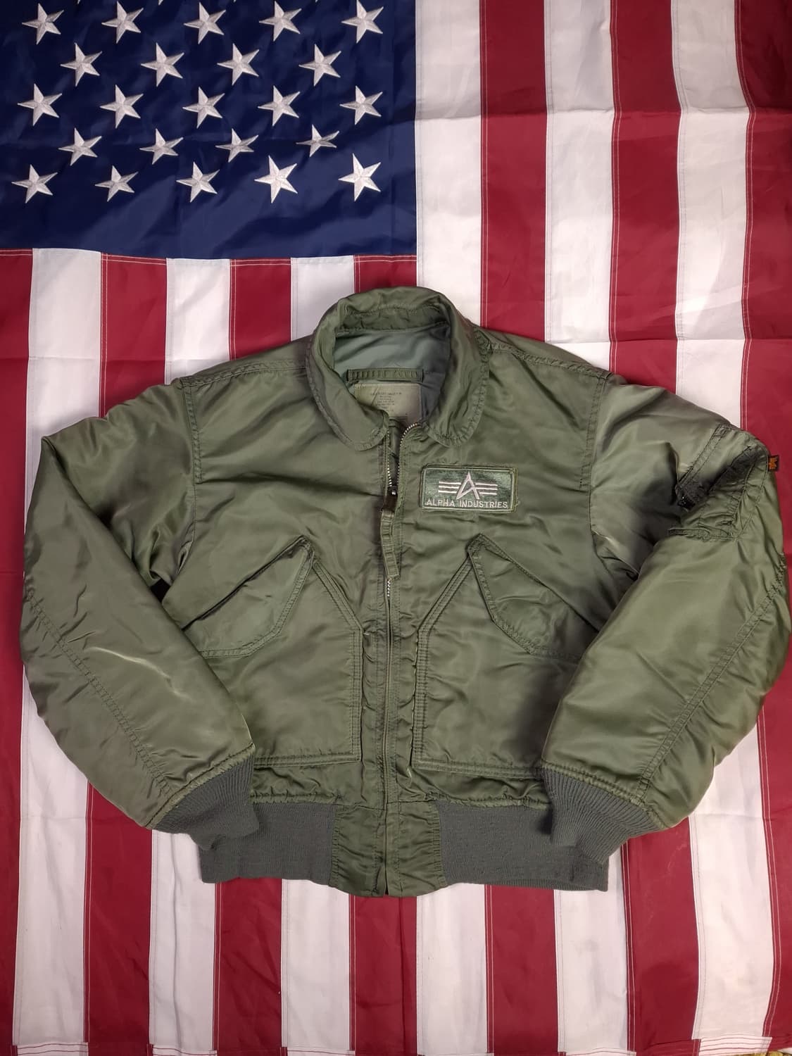 오리지날 미국제조  미공군 알파사 민수용 CWU45/P 항공점퍼 상품이미지1