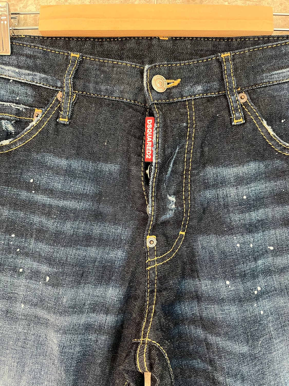 디스퀘어드2 데미지 워싱 청바지 46 상품이미지2