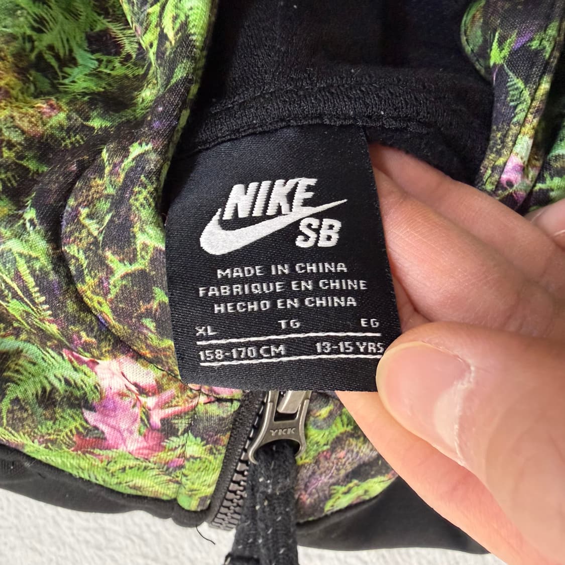 XL 나이키 SB 키즈 플로럴 후드집업 0324T 상품이미지3