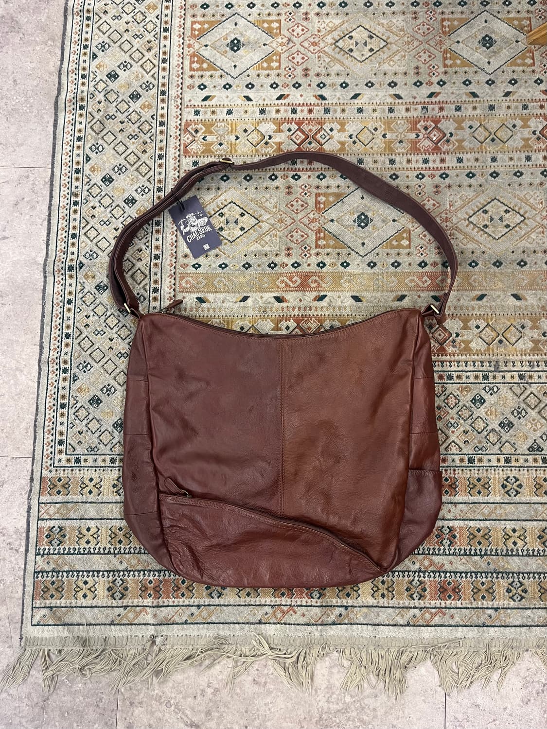 빈티지 레더백 브라운 #csz2853 상품이미지1
