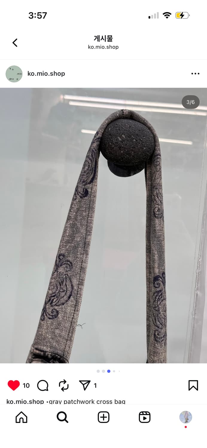 코미오 빈티지 패치워크 크로스백 상품이미지4