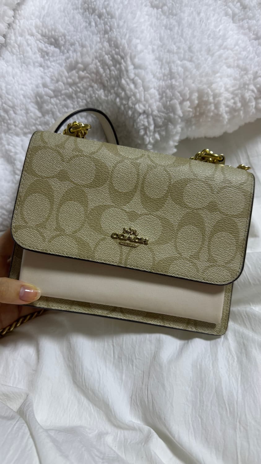 코치 숄더백 베이지 상품이미지1