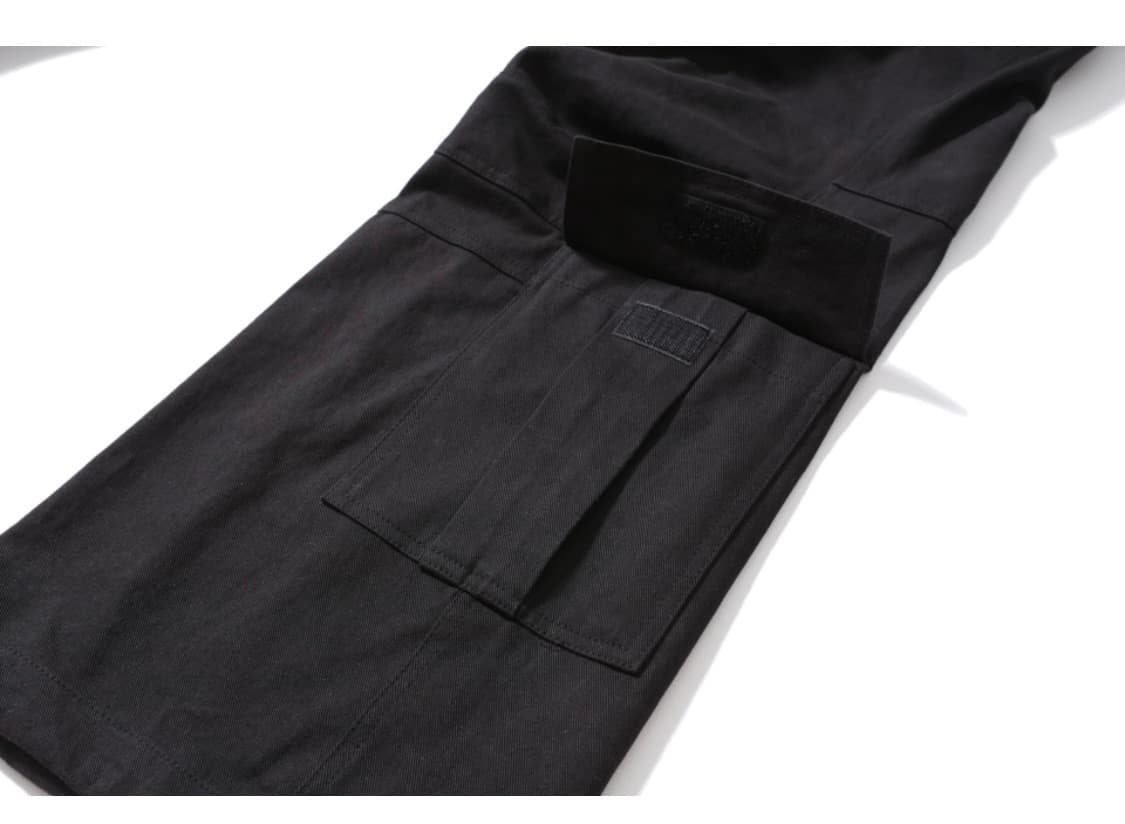 로어링라드 플레어 카고 팬츠 블랙 상품이미지8