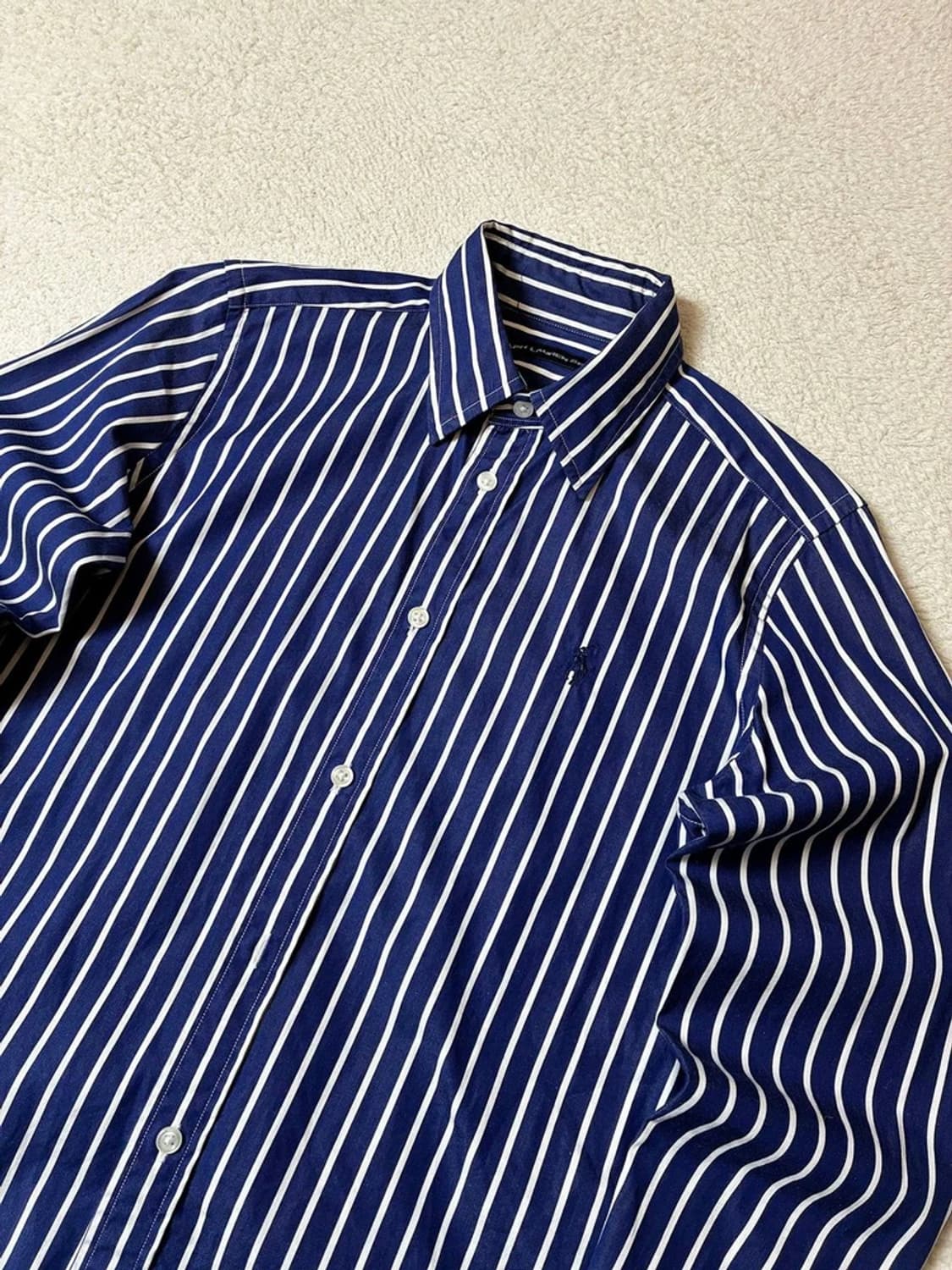 폴로 랄프로렌 시티보이룩 스트라이프 포니 로고 셔츠 PN7630 상품이미지2