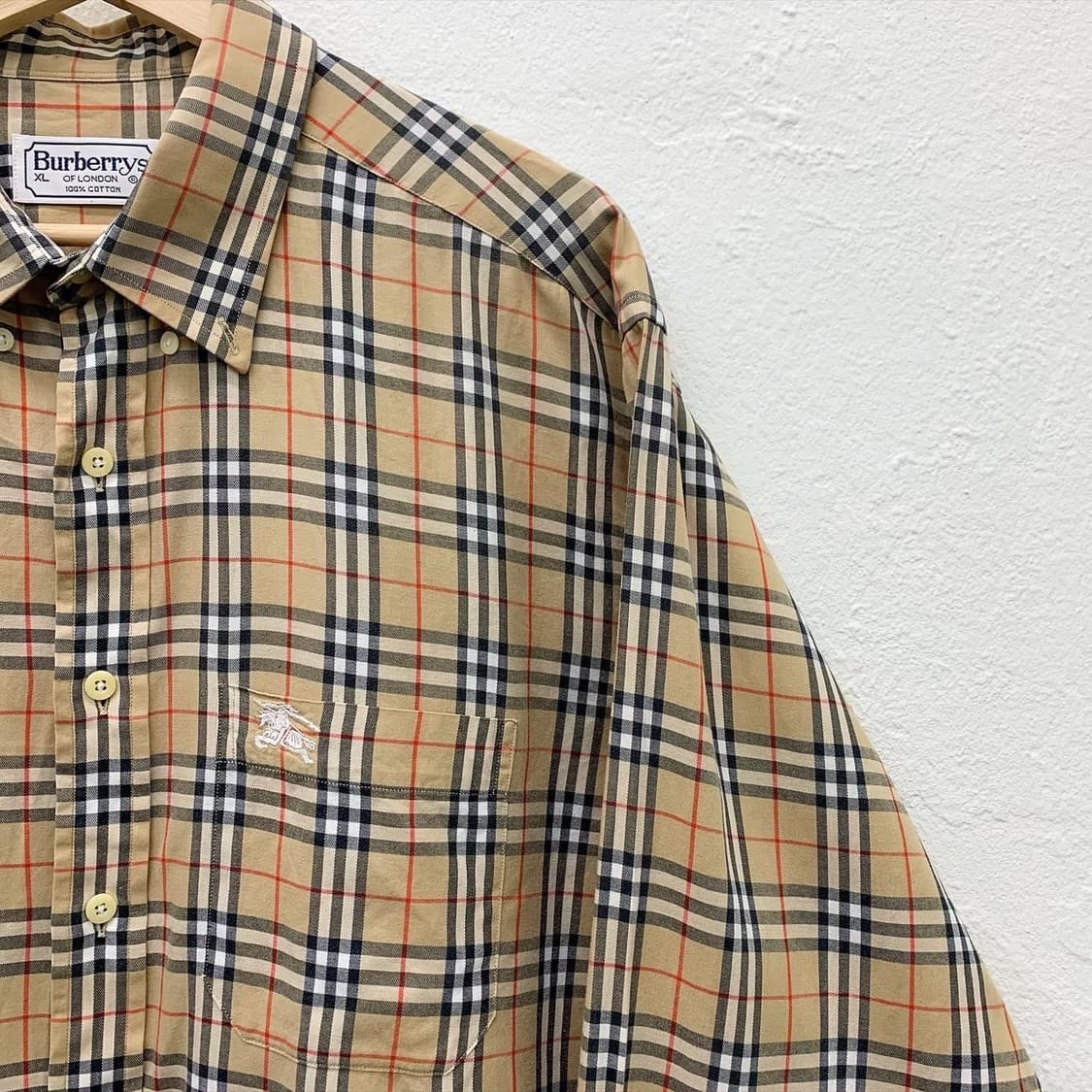 버버리 베이지 노바체크 셔츠 상품이미지5