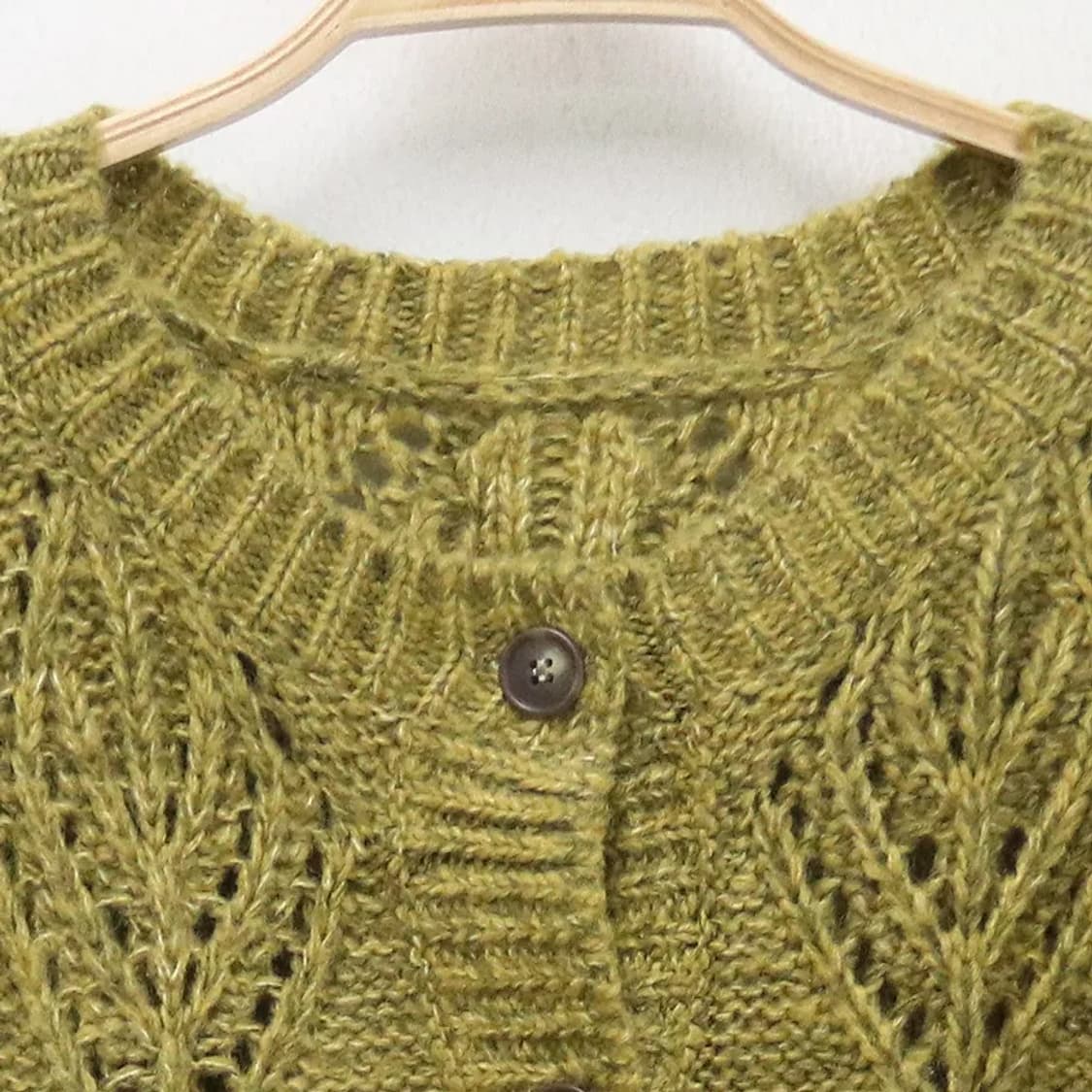 로리즈팜  그린 울 혼방 니트 가디건 61154 상품이미지3