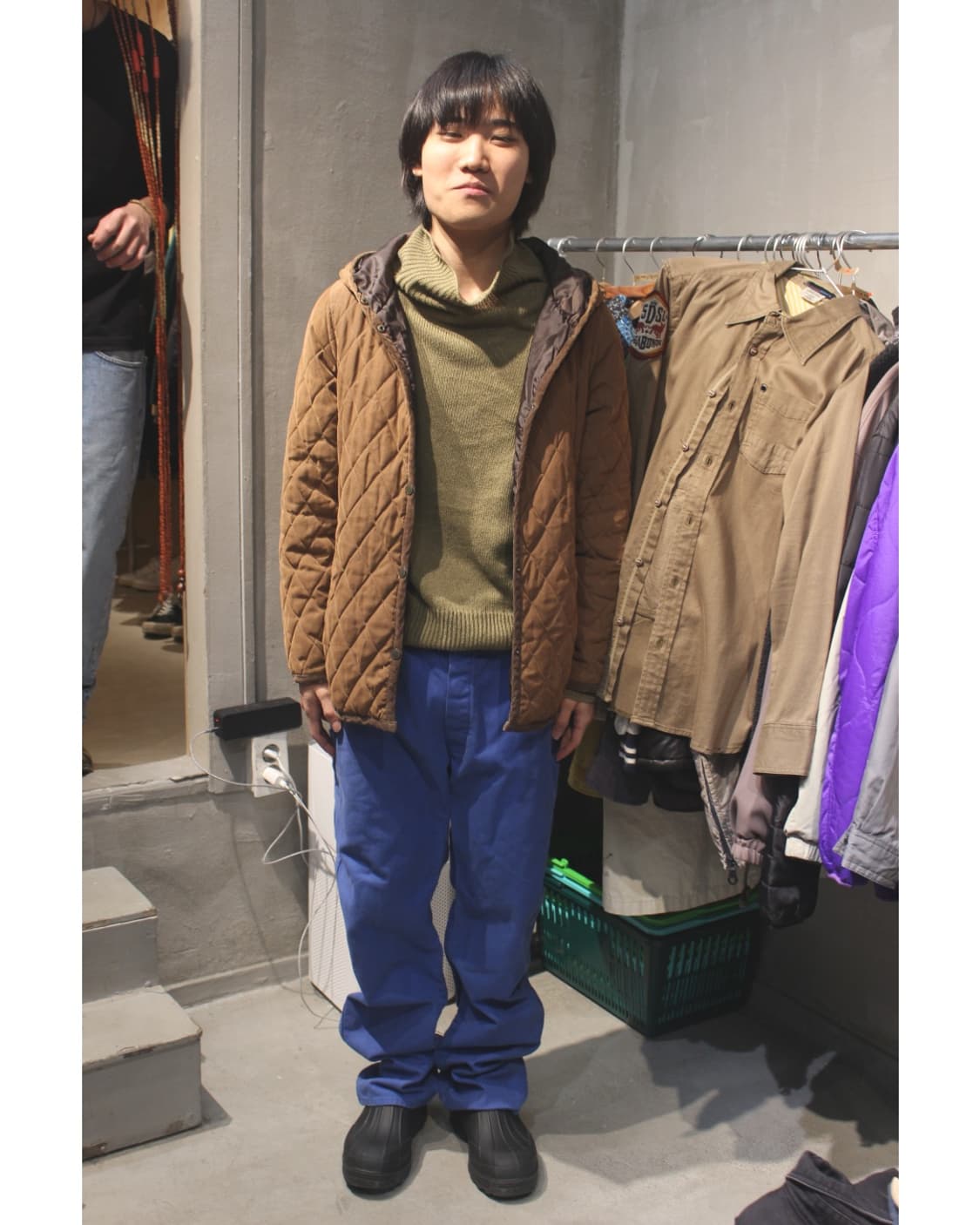 Zootie 퀄팅 후드 경량패딩 상품이미지1