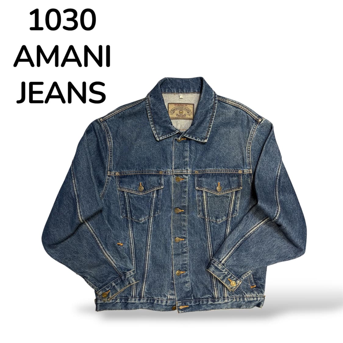 아르마니 데님 청자켓 M 상품이미지2