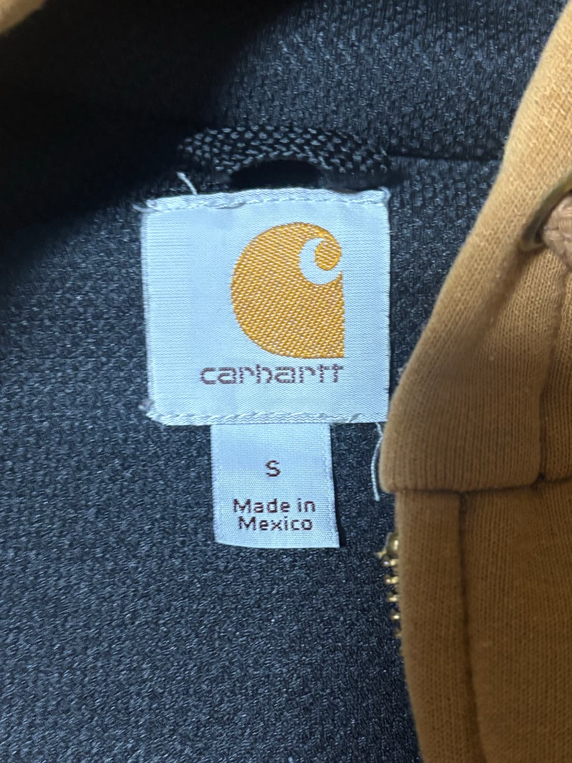 칼하트 카라멜 후드집업 상품이미지5