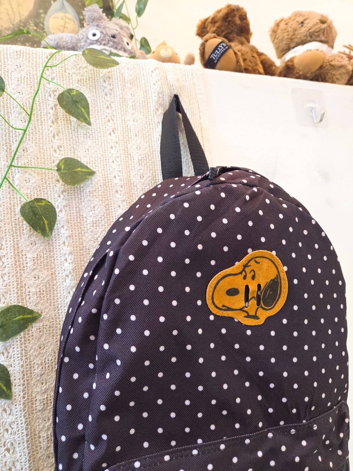 PEANUTS 스누피 도트 백팩 상품이미지2