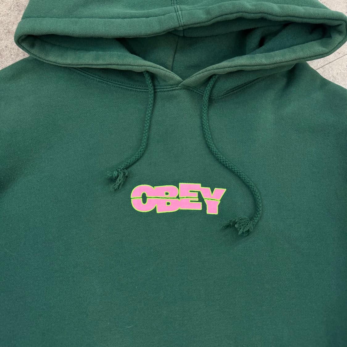 Obey 그린 후드티 #csz526 상품이미지3