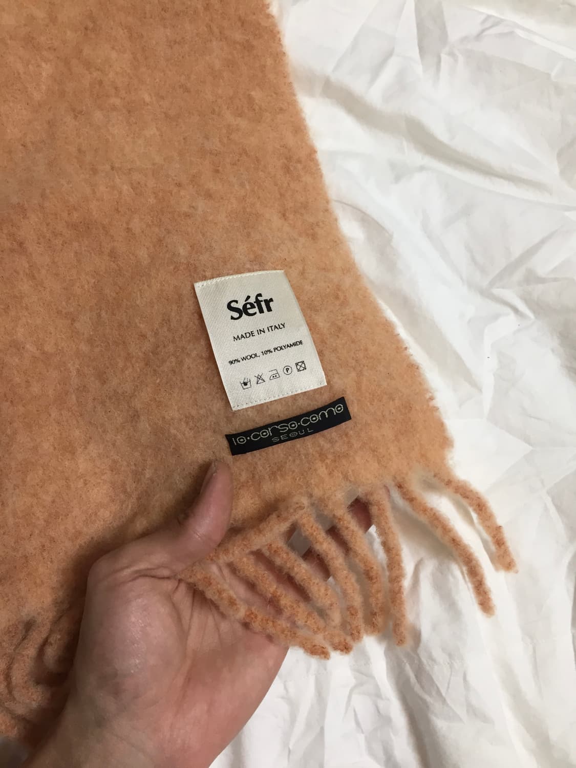 Sefr 모헤어 퍼지 머플러 상품이미지2