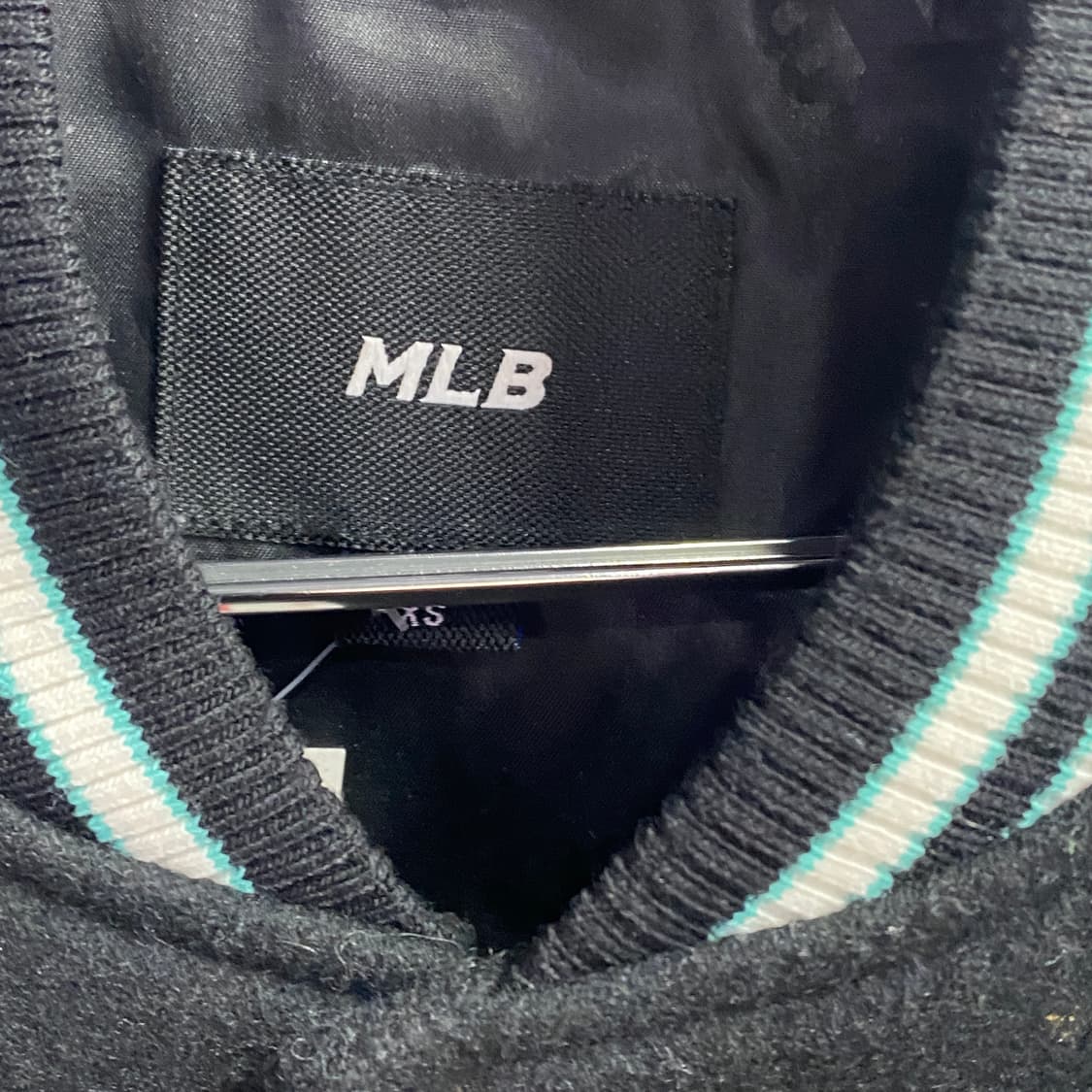 MLB 뉴욕 양키스 모직&레더 배색 바시티 자켓 B3049  상품이미지4