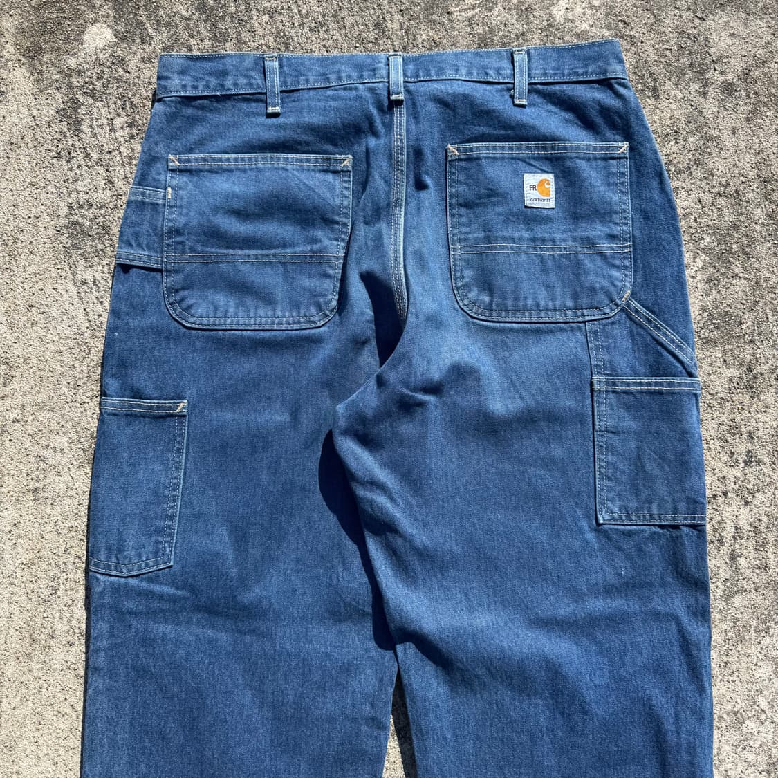 [36] Carhartt 칼할트 FR코튼 데님 카펜터 팬츠 상품이미지4