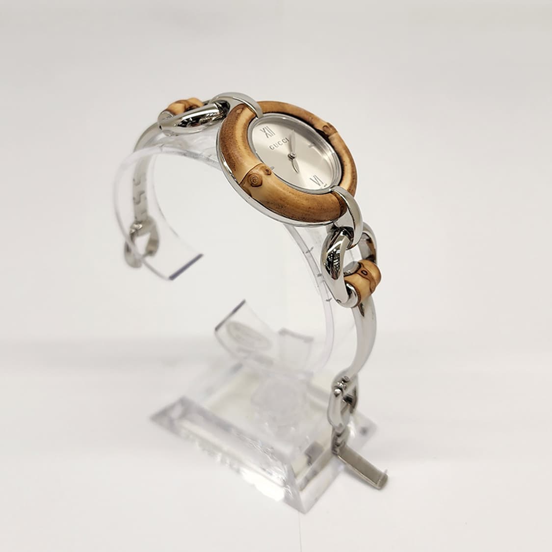 구찌 132.4 뱀부 은장 여성시계 상품이미지3