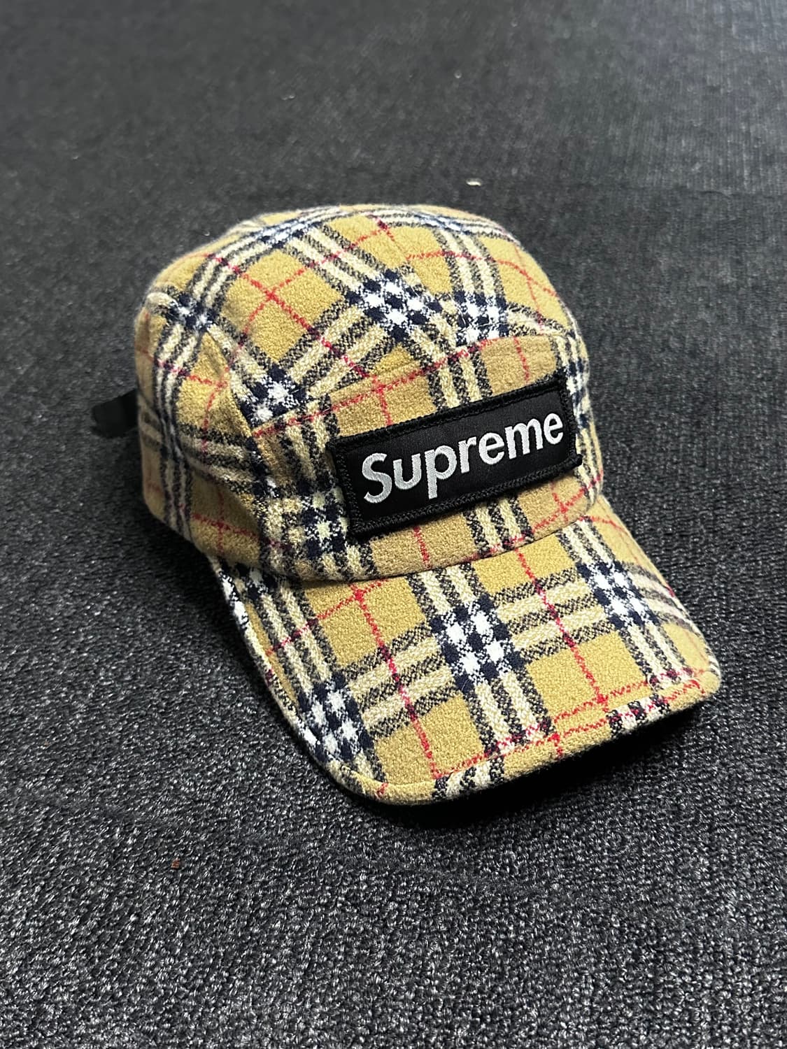 Supreme 2001s 버버리 노바체크 울 캠프캡 초레어 상품이미지1