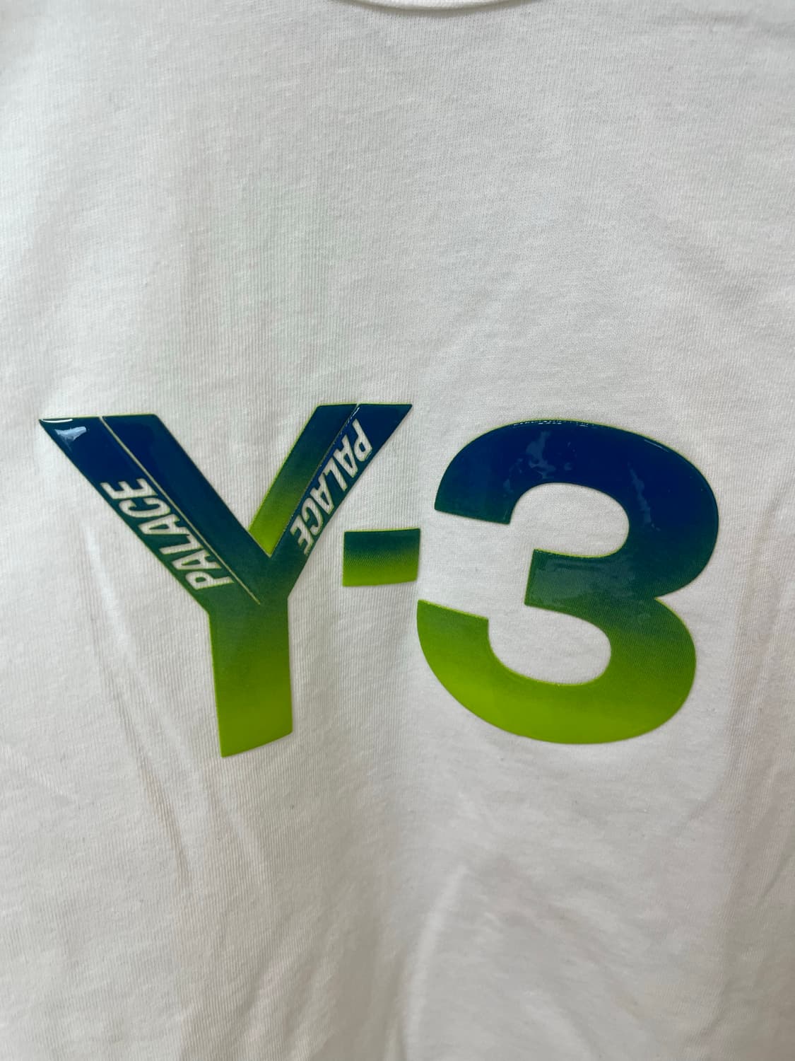 Y-3 팔라스 콜라보 한정판 반팔 티셔츠 화이트 상품이미지2