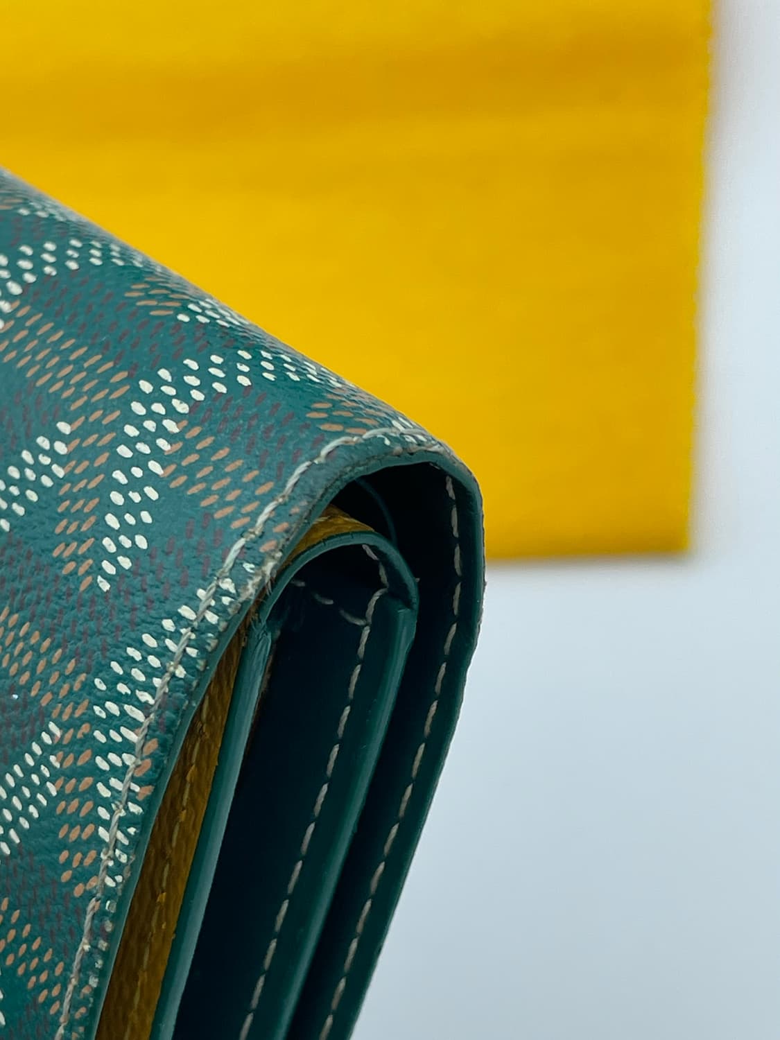 [ 정품 / 풀구성 ] 고야드 빅투와르 반지갑 스페셜 컬러 그린  상품이미지9