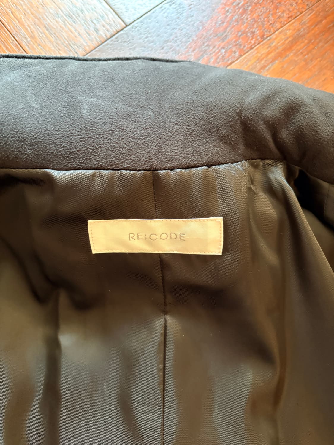 re;code A라인 모직 코트 상품이미지5