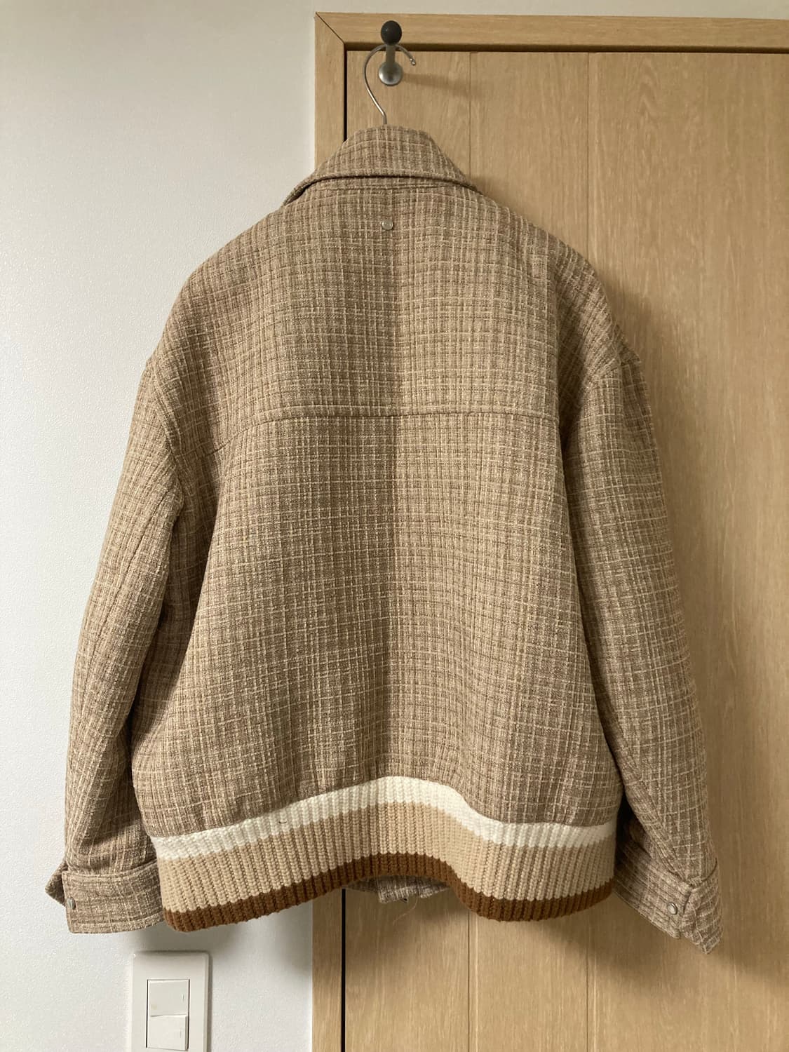 시스템옴므 트위드 누빔자켓 95-100 추천 상품이미지2