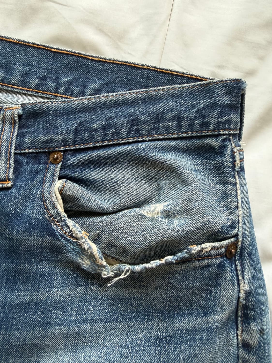 60s 리바이스 501 빅E 데님 팬츠  상품이미지8