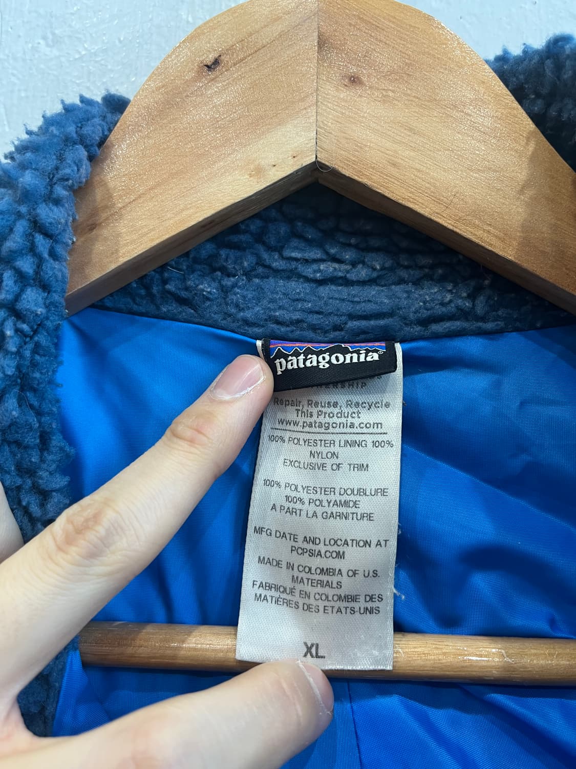 파타고니아 레트로X 플리스 자켓 블루 상품이미지3