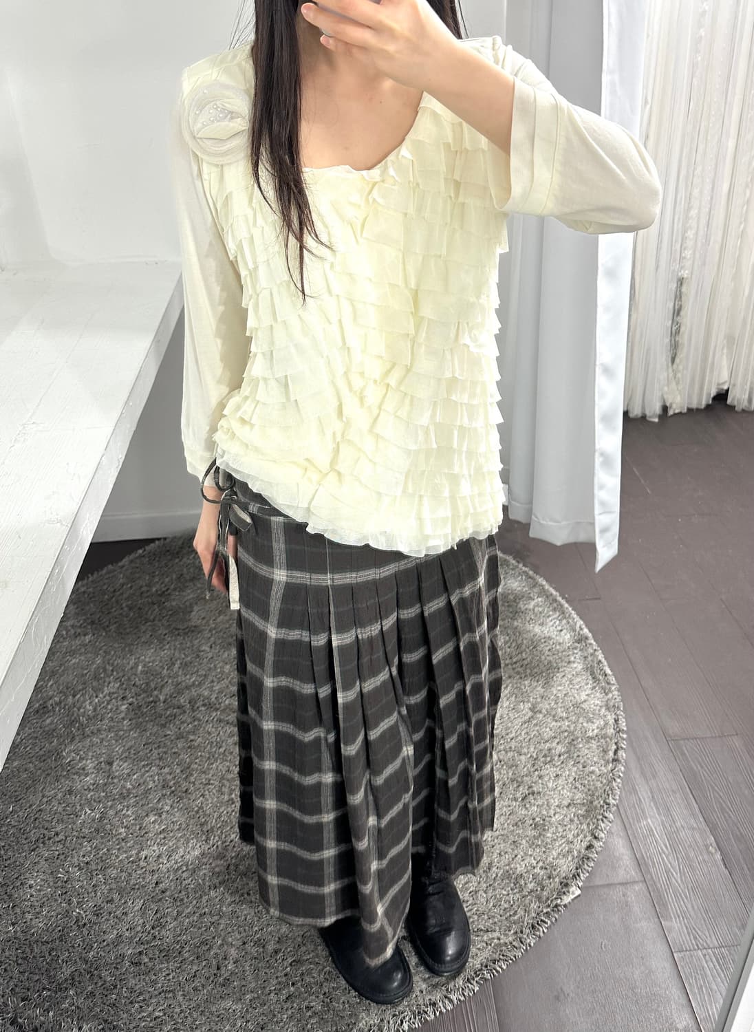 jiyugaoka sha layered top 상품이미지3