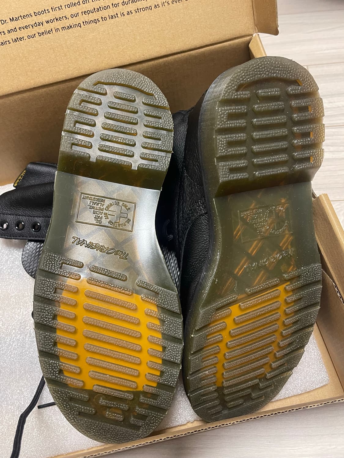 닥터마틴 1490 버지니아 블랙 UK5 새상품 상품이미지5