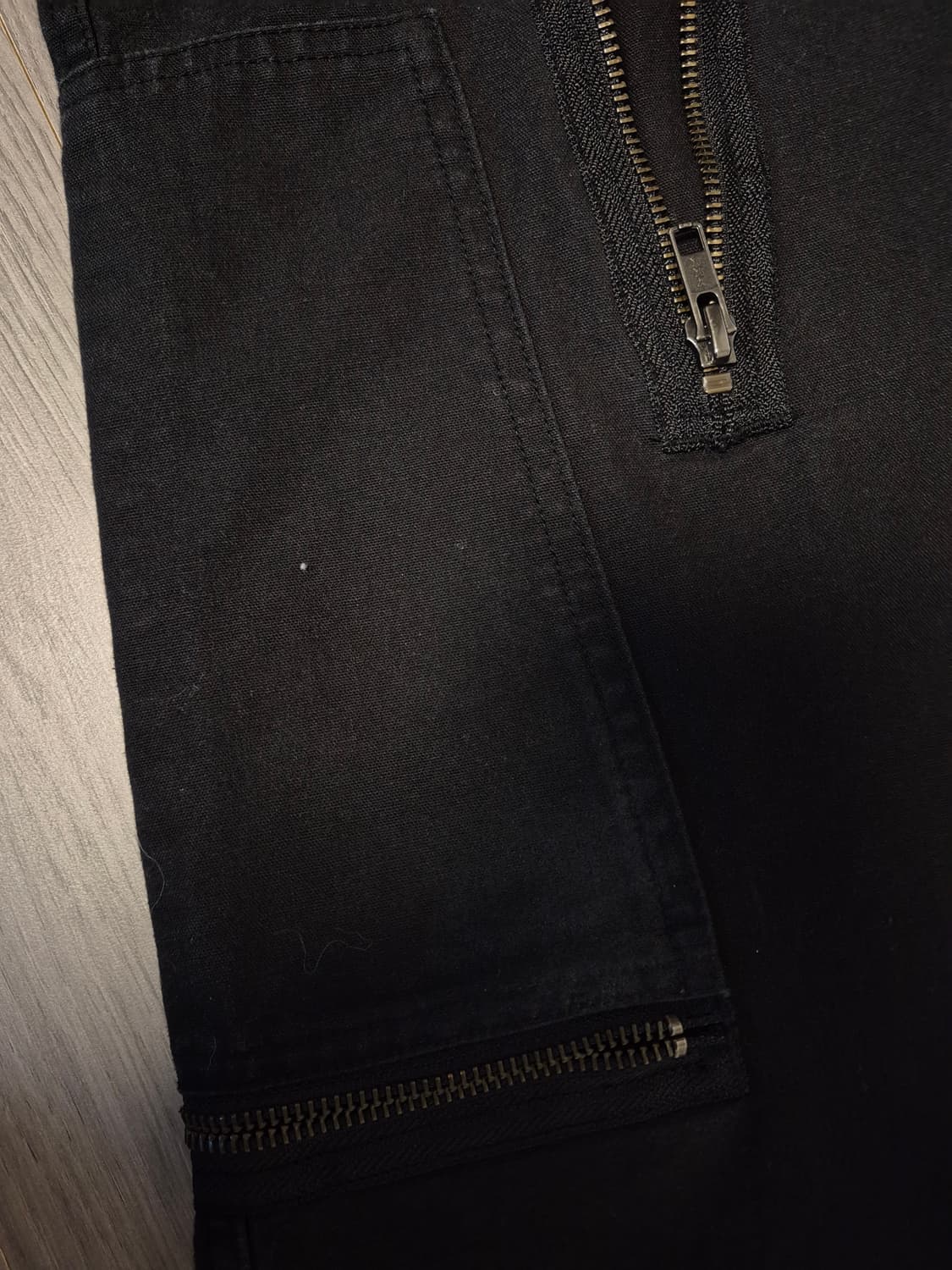 디스이즈네버댓 블랙 zip-up pants 상품이미지3