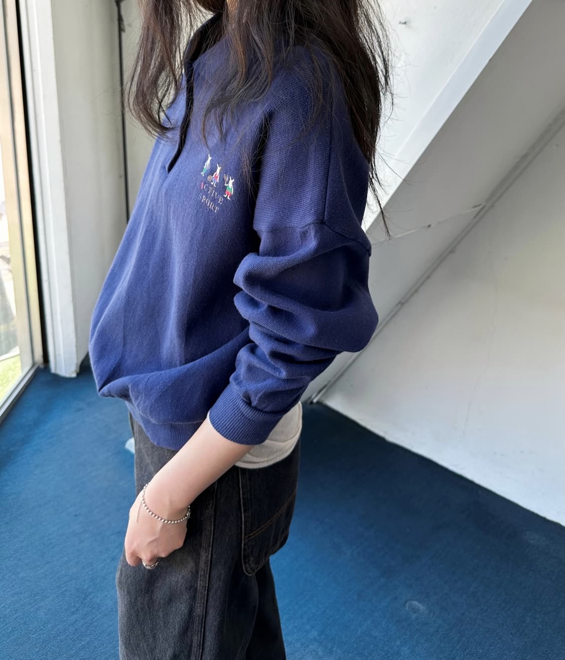 Design cotton polo knit top 상품이미지7