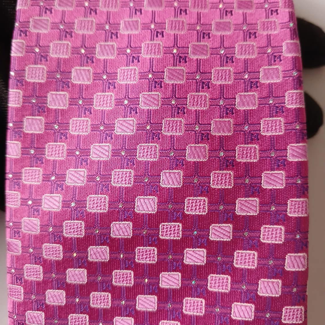 메트로시티 실크 퍼플 패턴 넥타이 8.7cm A+등급 A19263
 상품이미지6