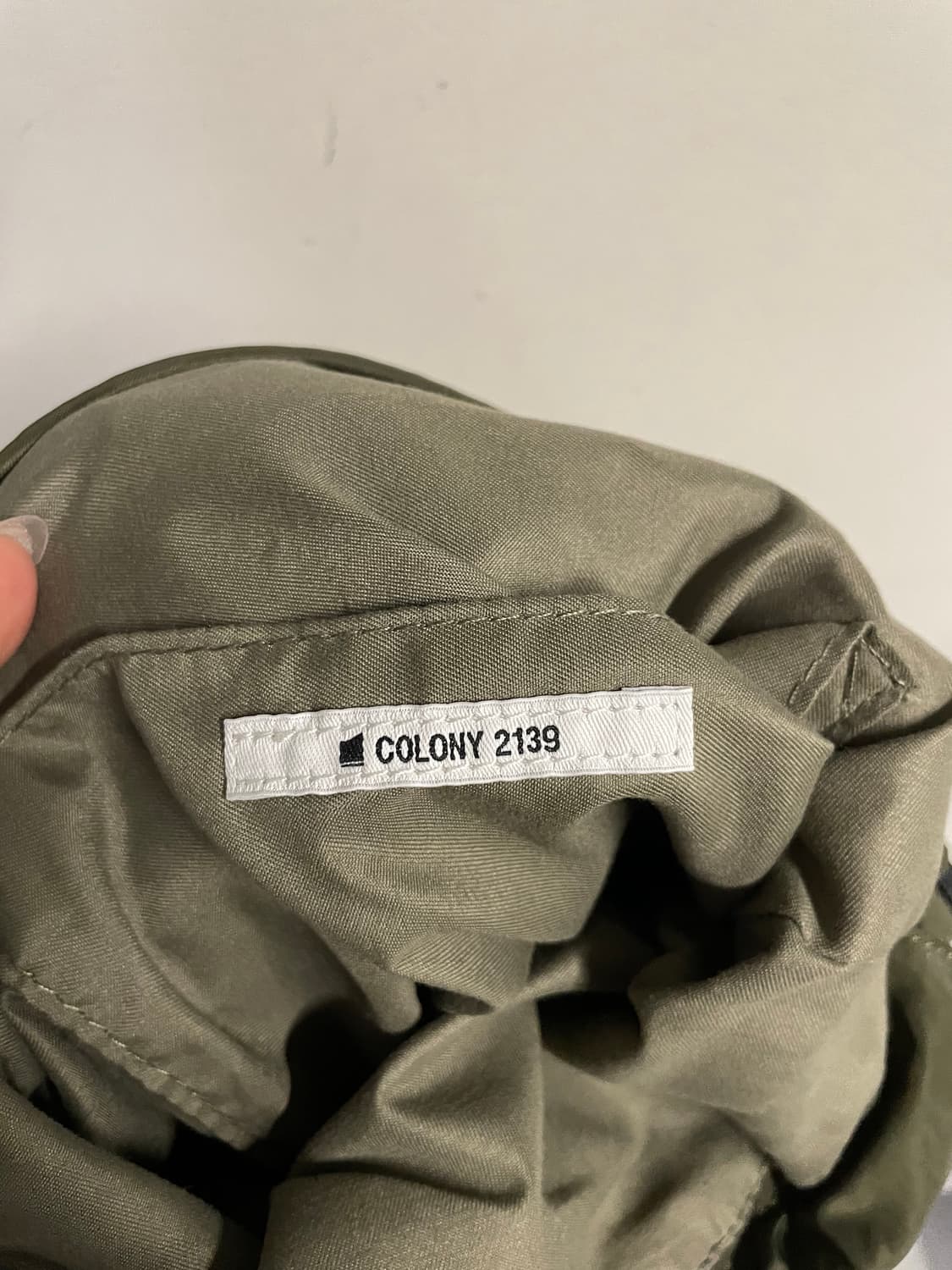 COLONY 2139 drawstring bag khaki  상품이미지8