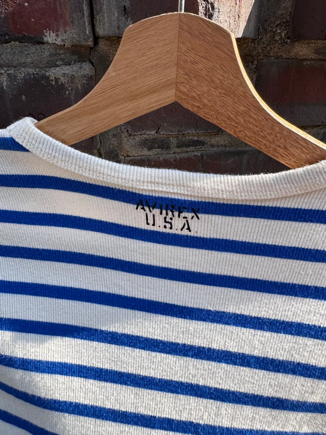 아비렉스 스트라이프 반팔티셔츠  상품이미지6