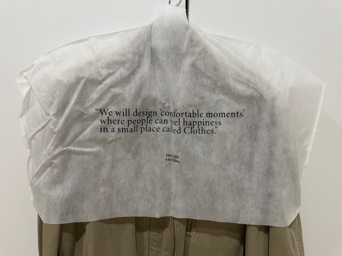 파사드패턴 코튼 유틸리티 재킷 S 카키베이지 상품이미지4