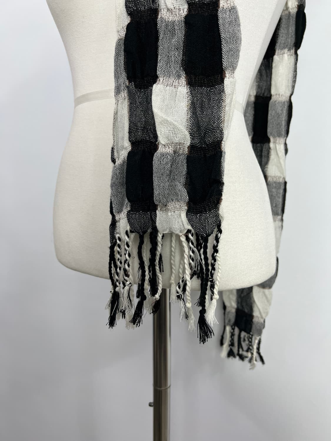 빈티지 체크 머플러 상품이미지2