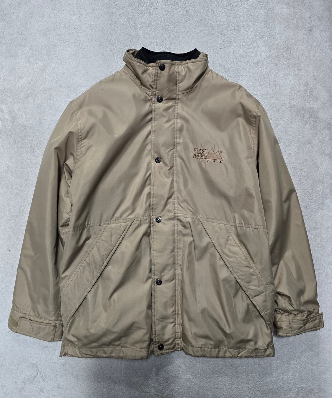 FIRST DOWN 퍼스트다운 베이지 자켓 상품이미지1