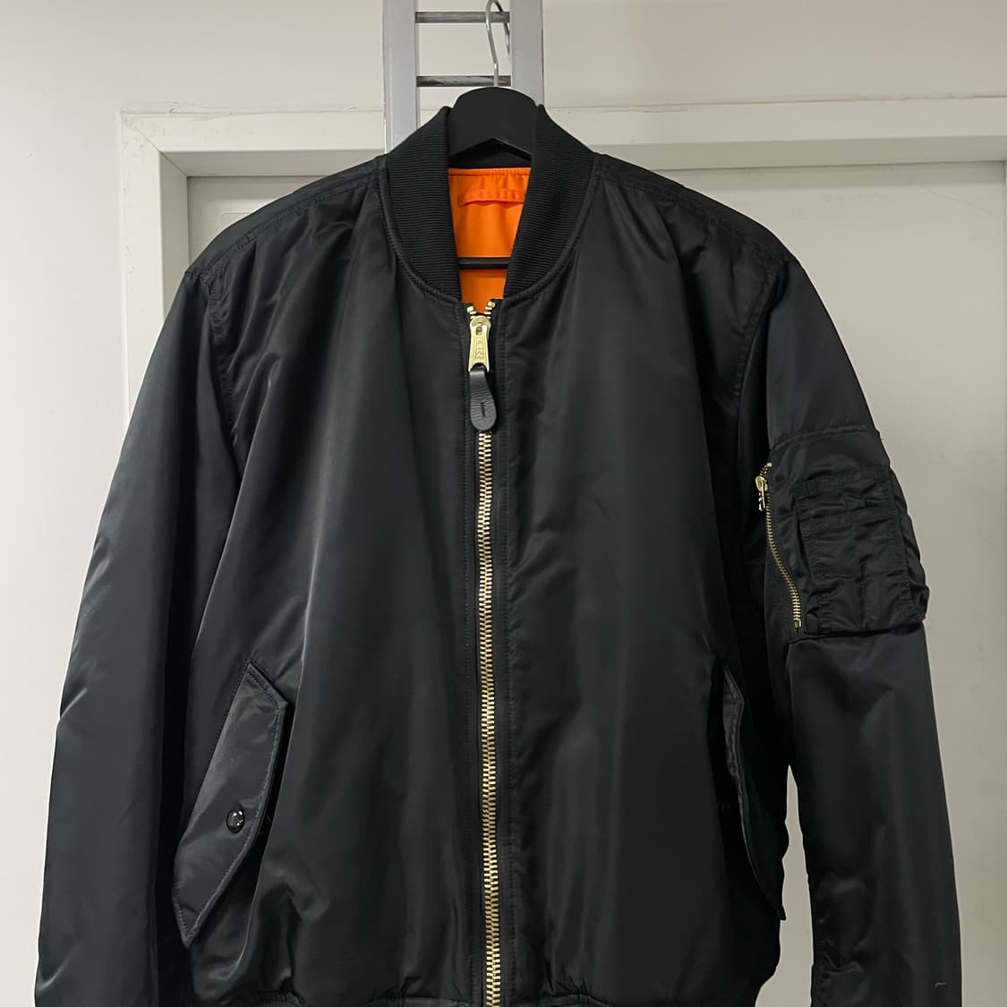 알파인더스트리 ma-1 항공 자켓 블랙 M 상품이미지2