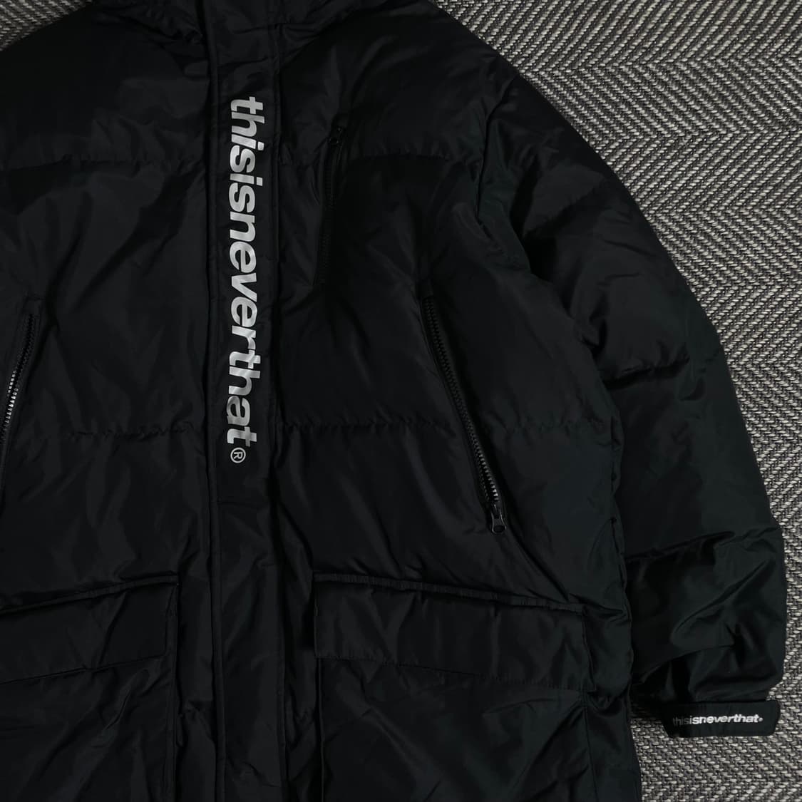 디스이즈네버댓 스펠아웃 빅로고 다운 롱패딩y 3405 상품이미지5