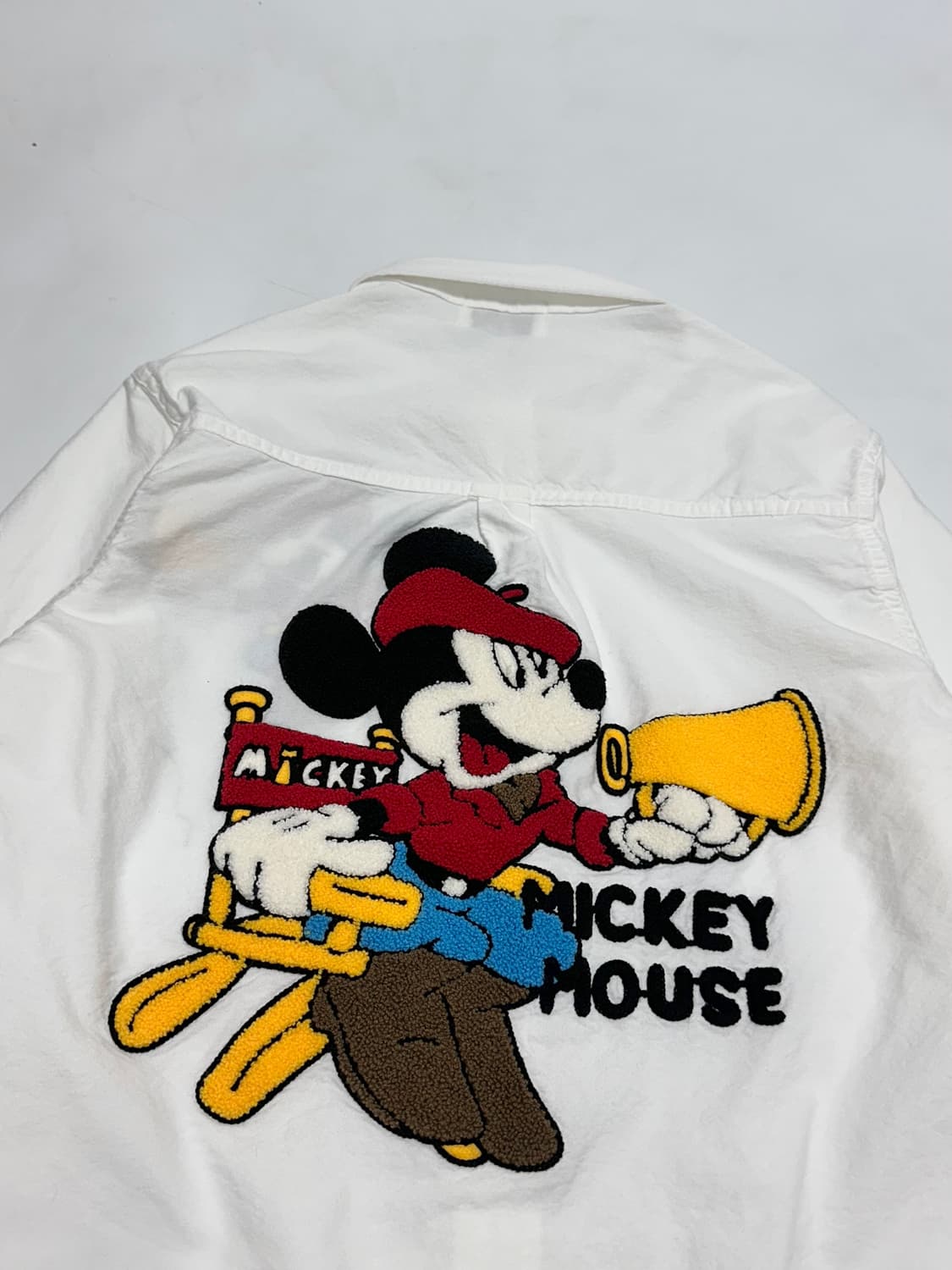 디즈니 미키마우스 화이트 코튼 셔츠 상품이미지7
