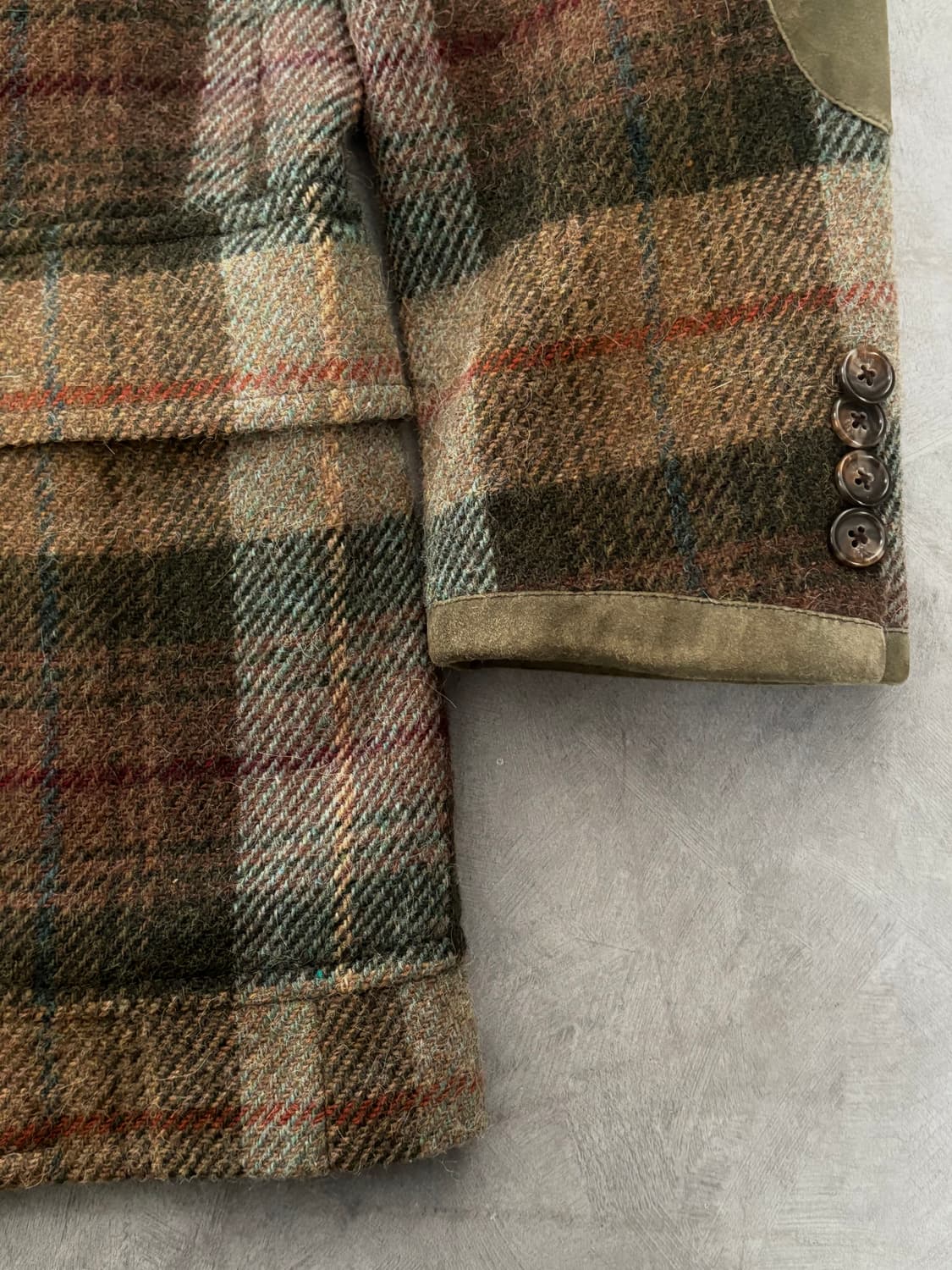 Polo 폴로 랄프로렌 브라운 컬러 헬링본 옐로패치 블레이저 상품이미지6