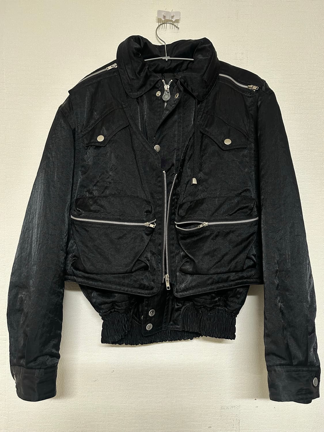 디테쳐블 80‘s 스타일 봄버재킷 상품이미지1