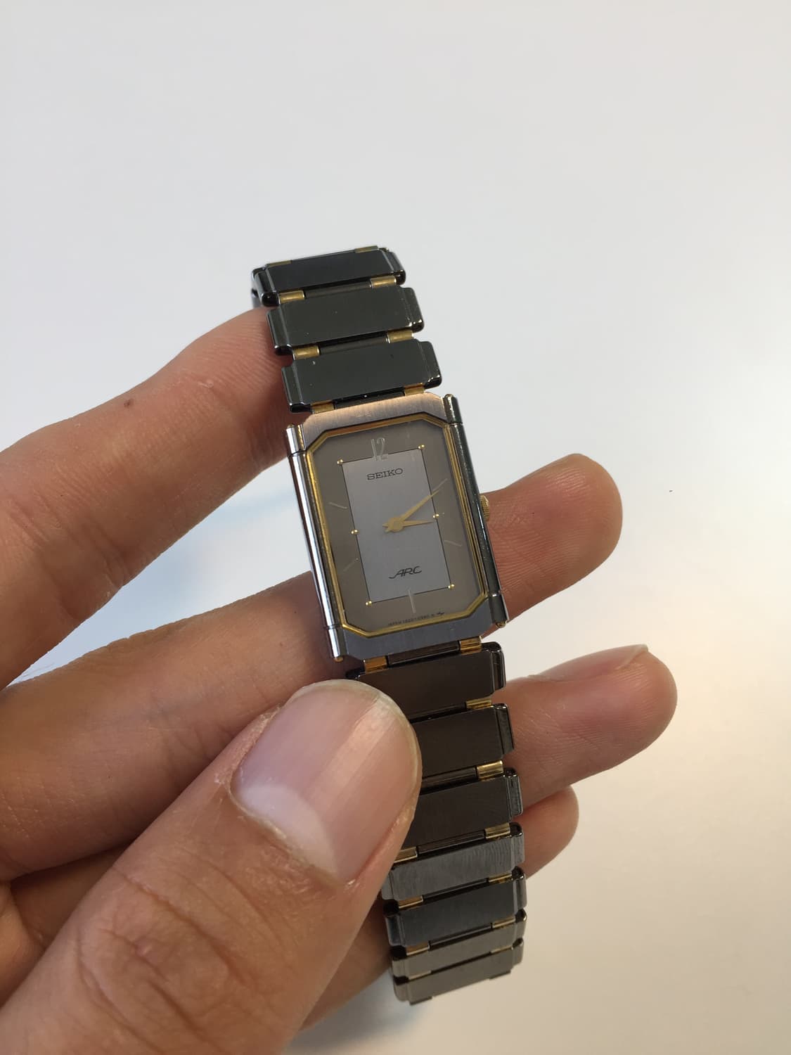 80s seiko arc quartz tank 상품이미지1