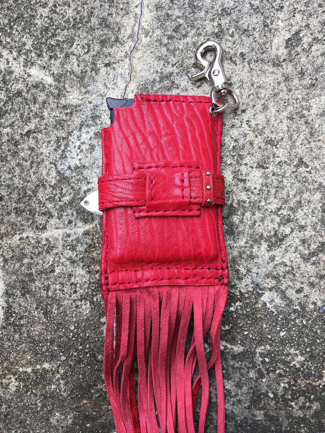 Leather snap card case 상품이미지5