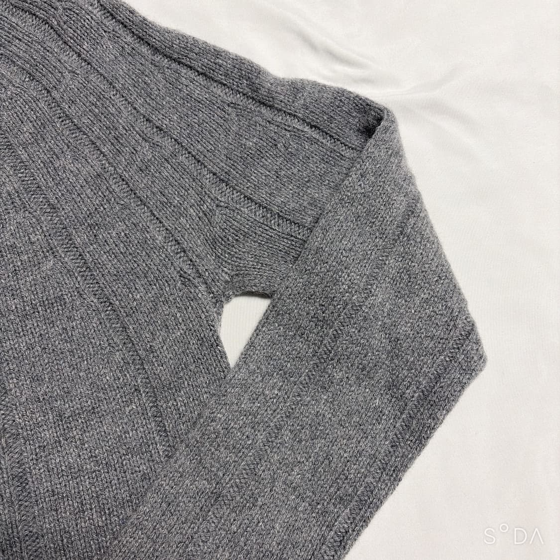 APC 아페쎄 그레이 여성 니트 Xs 상품이미지5