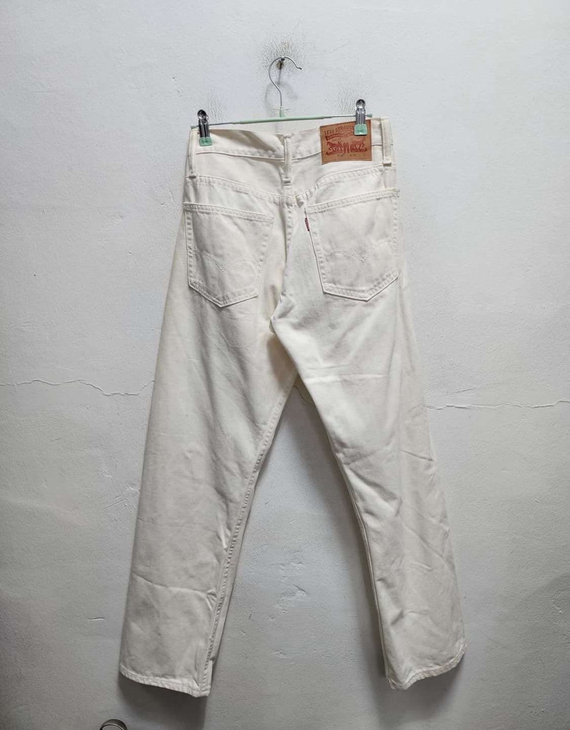 리바이스 514 화이트 데님팬츠 상품이미지1